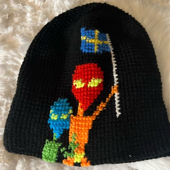 kask japaneese Crochet Knit Ski hat knit One Size - Picture 1 of 6